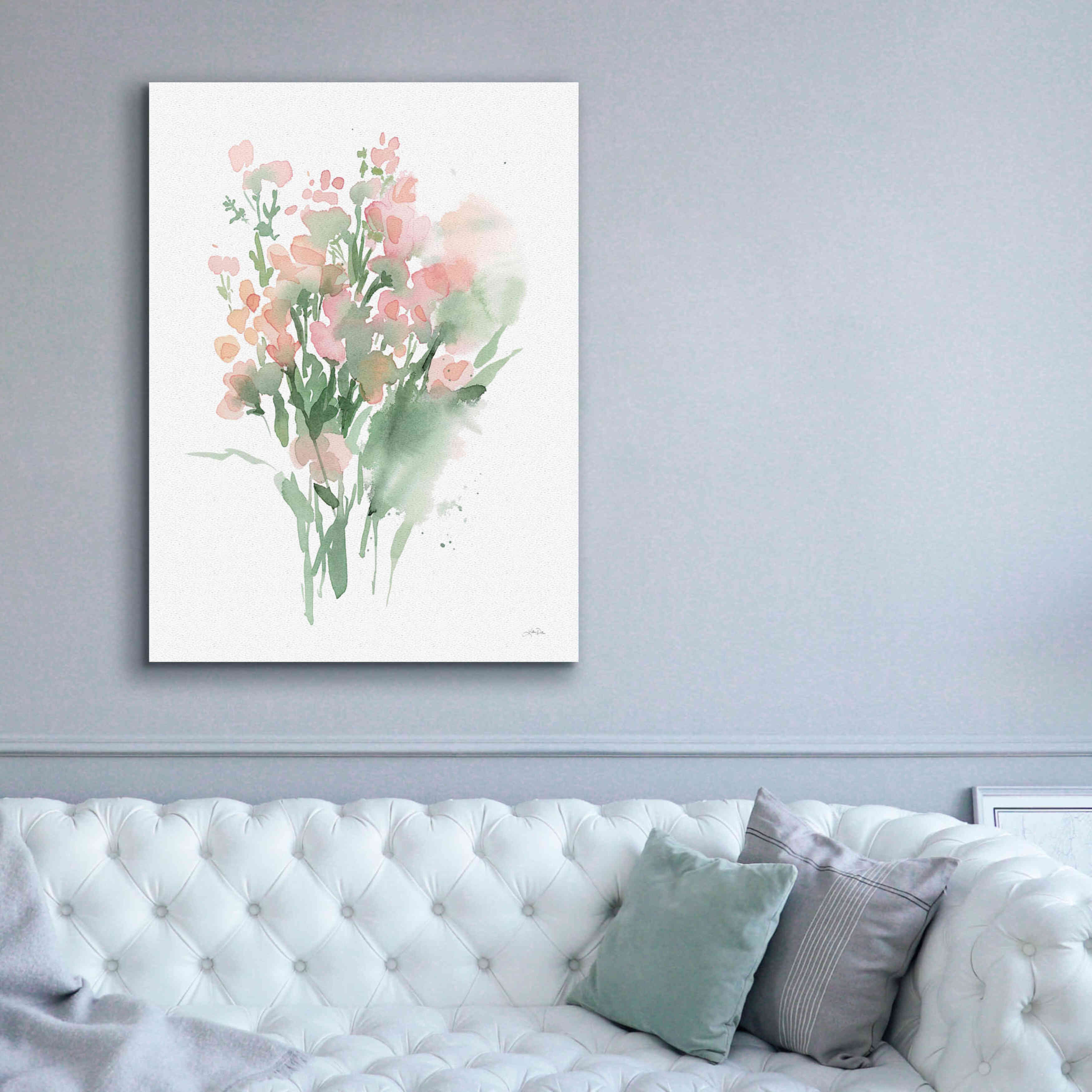 'Vibrant Blooms II' by Katrina Pete, Giclee Canvas Wall Art,40x54