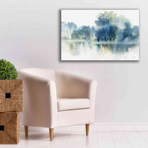 'Blue Pond Reflections' by Katrina Pete, Giclee Canvas Wall Art,40x26