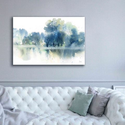 Image of 'Blue Pond Reflections' by Katrina Pete, Giclee Canvas Wall Art,60x40