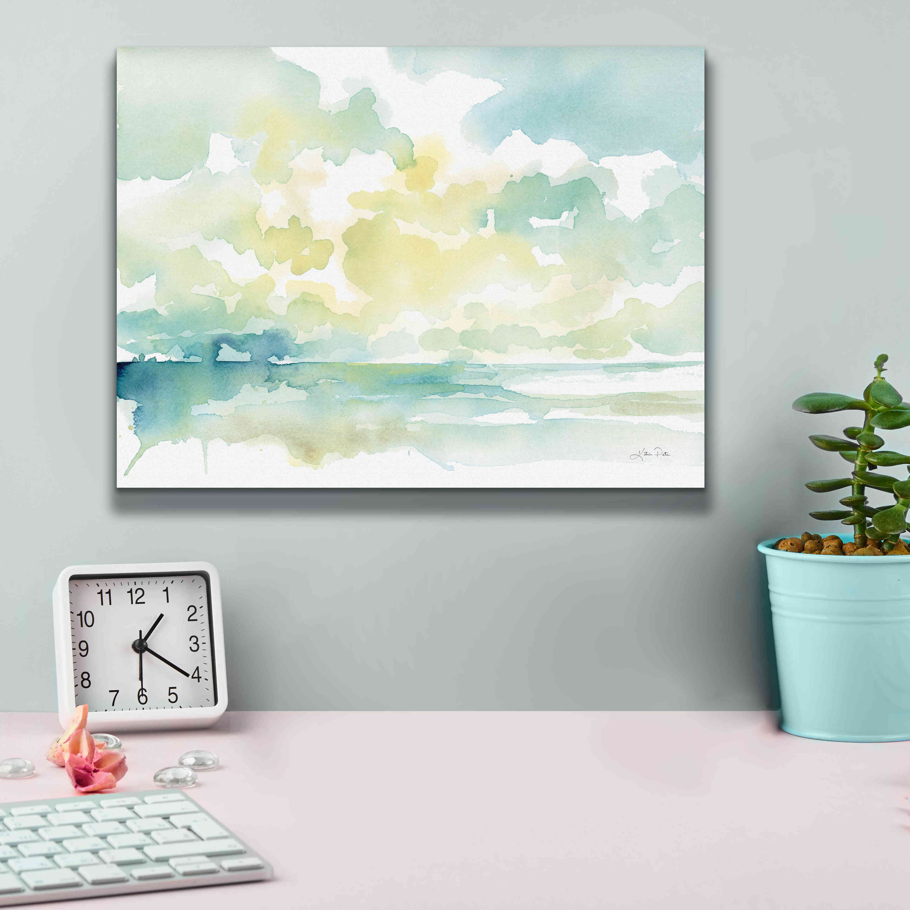 'Ocean Dreaming' by Katrina Pete, Giclee Canvas Wall Art,16x12