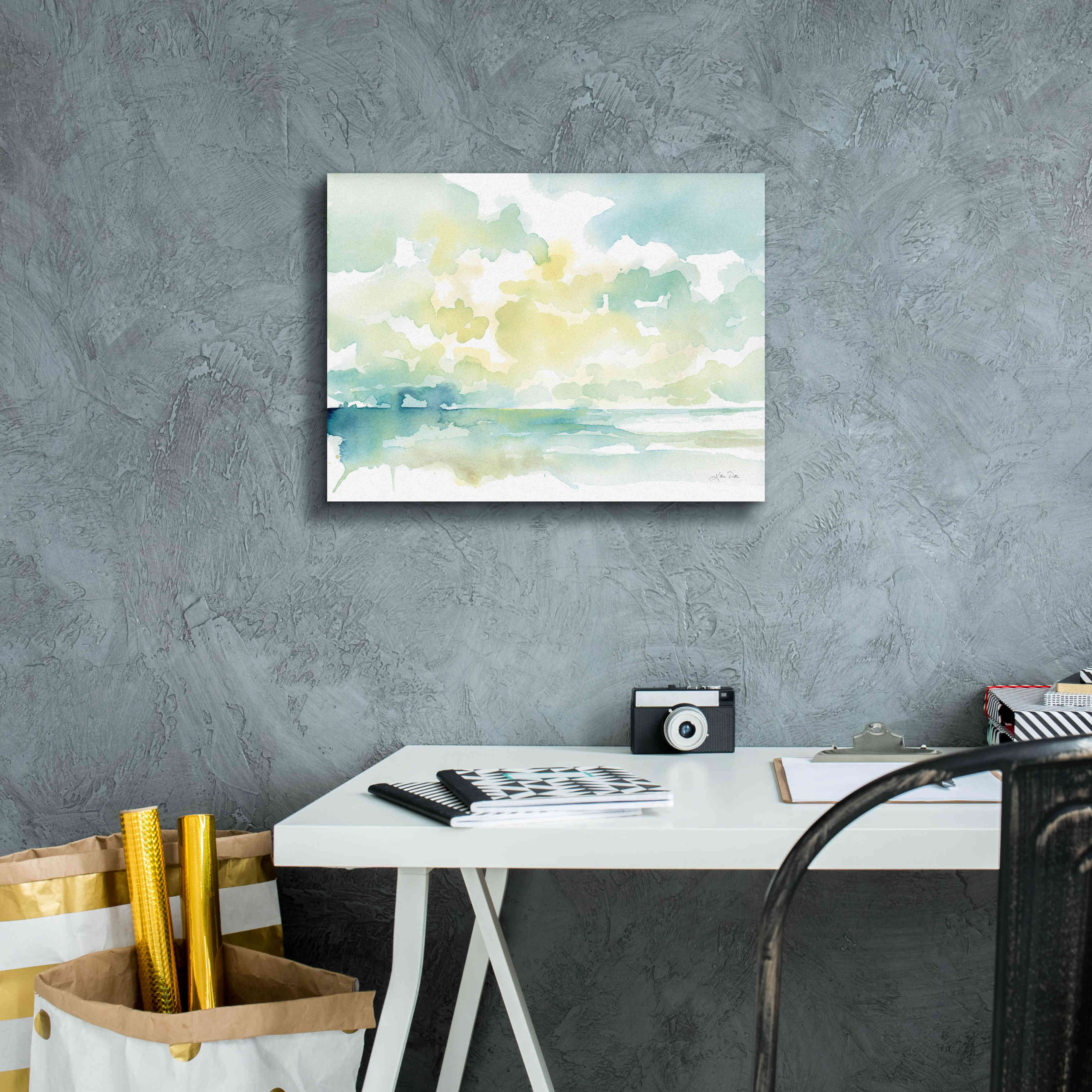 'Ocean Dreaming' by Katrina Pete, Giclee Canvas Wall Art,16x12