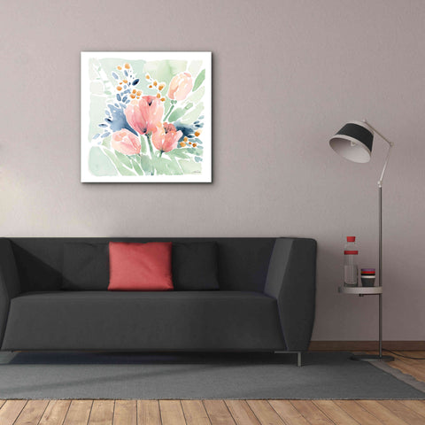 Image of 'Tulip Bower' by Katrina Pete, Giclee Canvas Wall Art,37x37