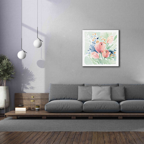 Image of 'Tulip Bower' by Katrina Pete, Giclee Canvas Wall Art,37x37