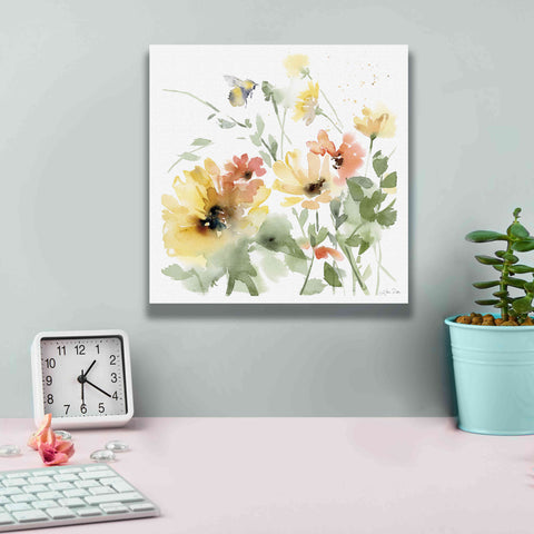 Image of 'Sunflower Meadow I' by Katrina Pete, Giclee Canvas Wall Art,12x12