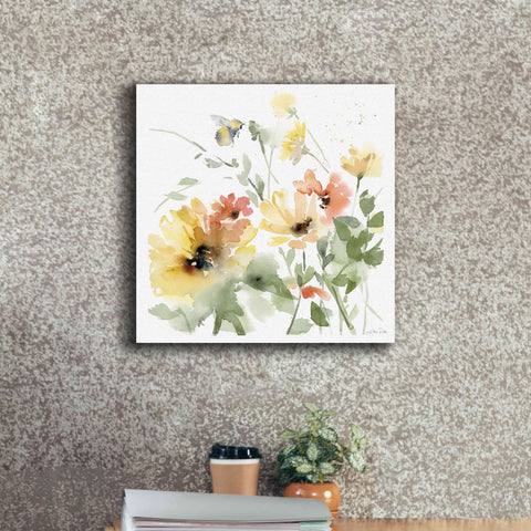 Image of 'Sunflower Meadow I' by Katrina Pete, Giclee Canvas Wall Art,18x18