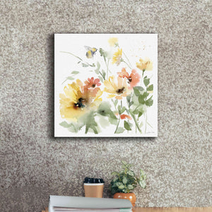 'Sunflower Meadow I' by Katrina Pete, Giclee Canvas Wall Art,18x18