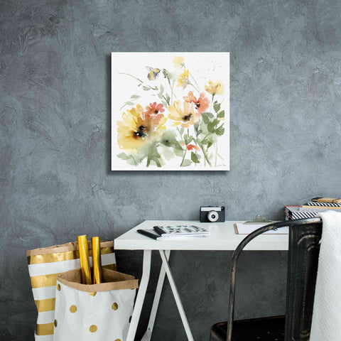 Image of 'Sunflower Meadow I' by Katrina Pete, Giclee Canvas Wall Art,18x18