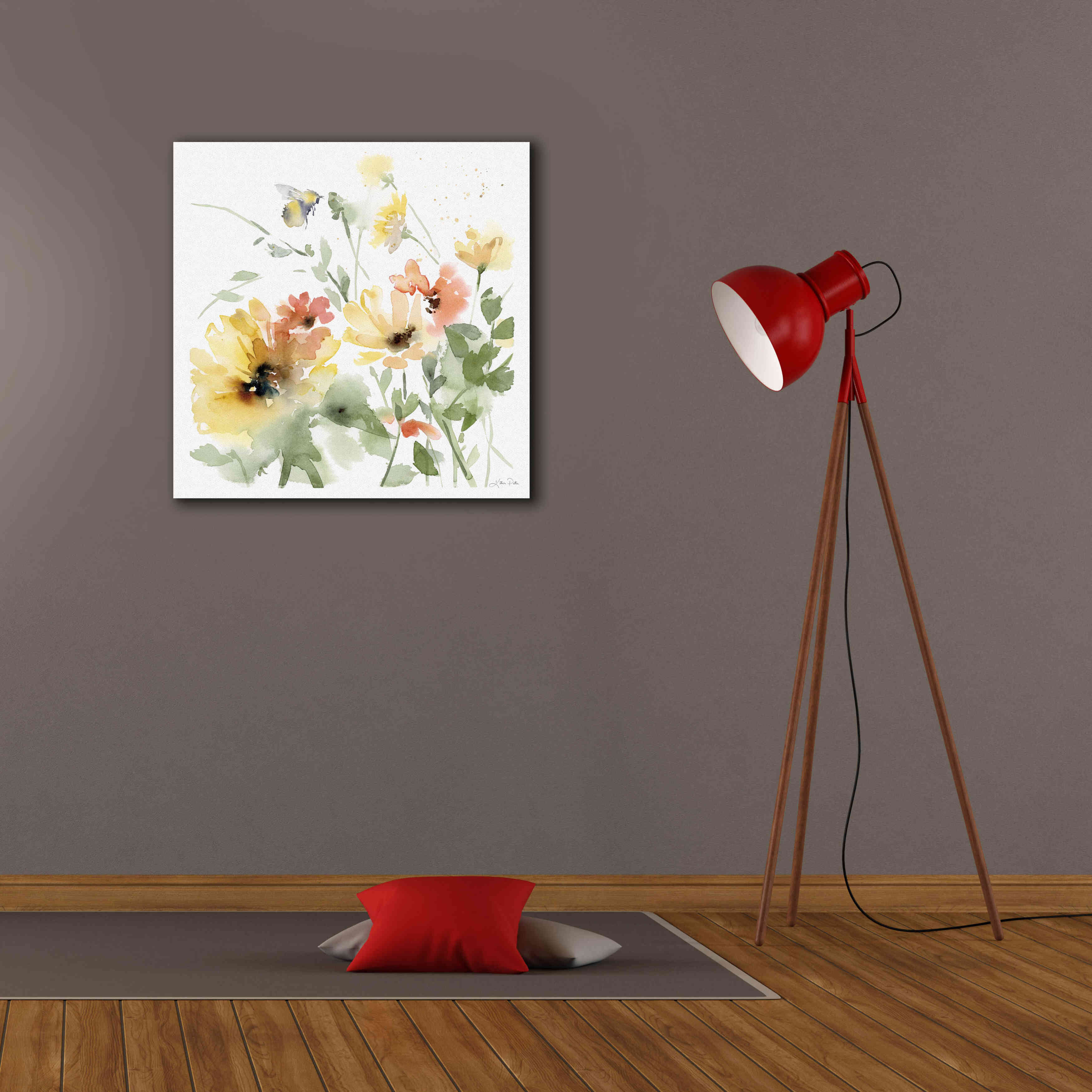 'Sunflower Meadow I' by Katrina Pete, Giclee Canvas Wall Art,26x26