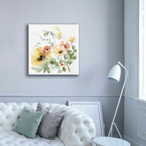 Image of 'Sunflower Meadow I' by Katrina Pete, Giclee Canvas Wall Art,37x37