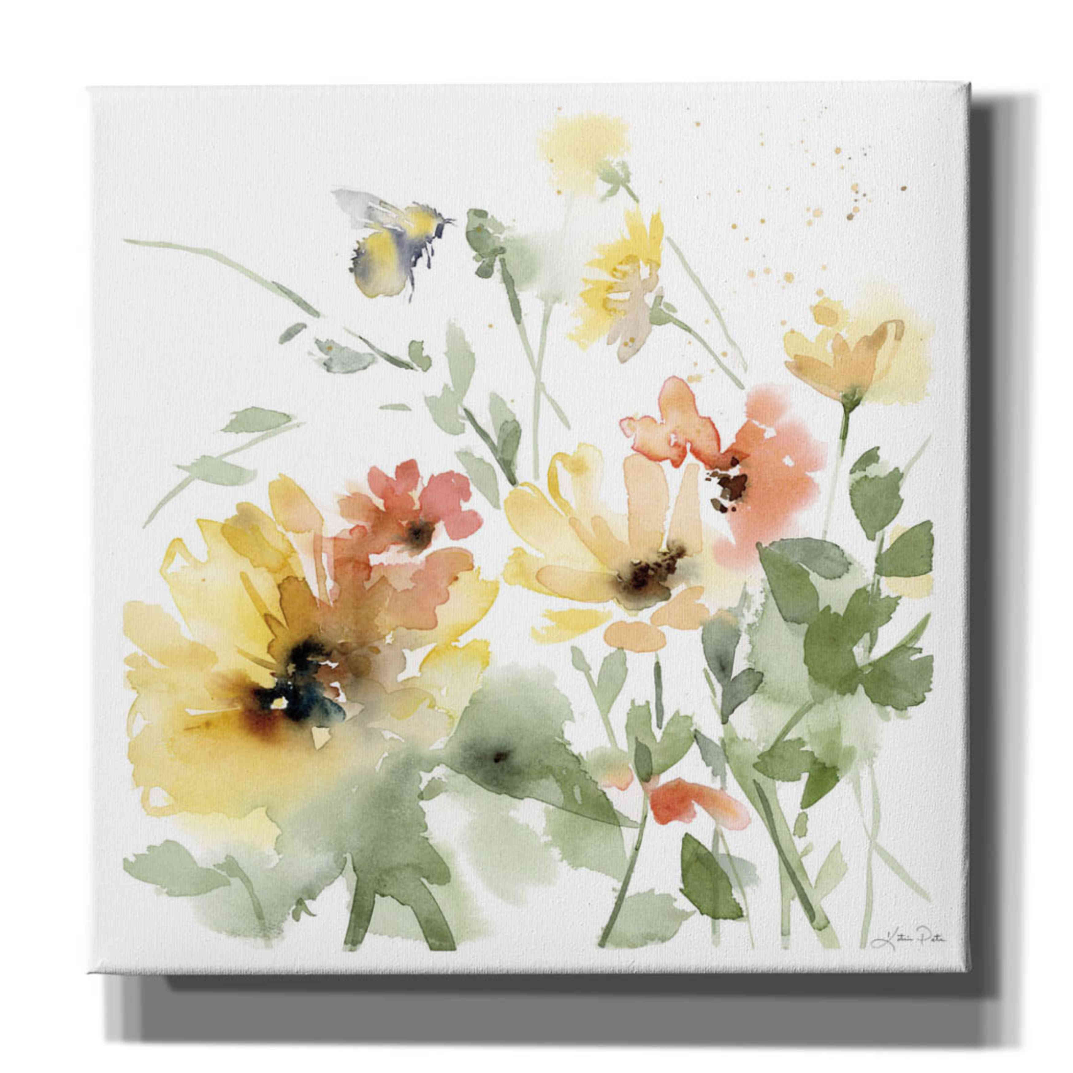 'Sunflower Meadow I' by Katrina Pete, Giclee Canvas Wall Art
