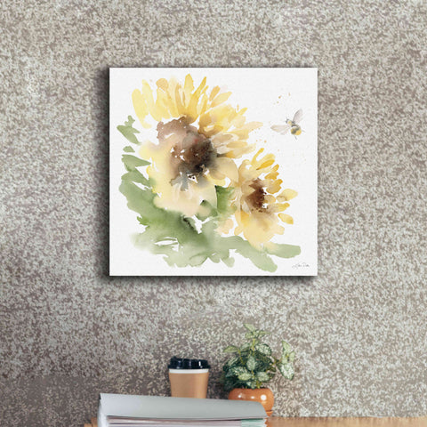 Image of 'Sunflower Meadow II' by Katrina Pete, Giclee Canvas Wall Art,18x18