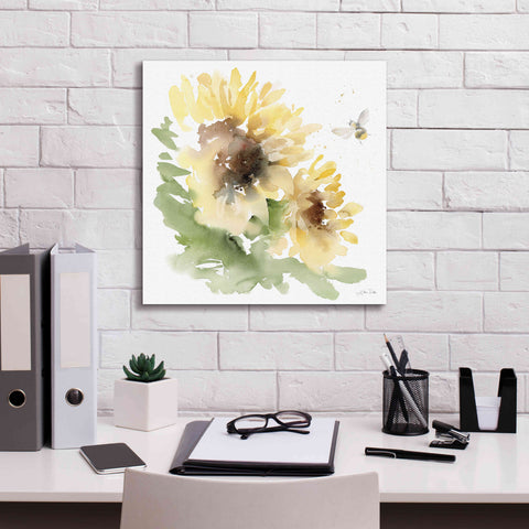 Image of 'Sunflower Meadow II' by Katrina Pete, Giclee Canvas Wall Art,18x18