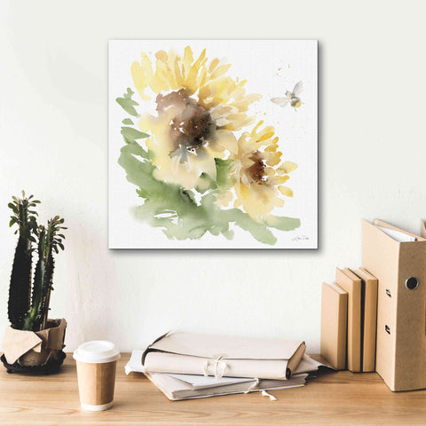 Image of 'Sunflower Meadow II' by Katrina Pete, Giclee Canvas Wall Art,18x18