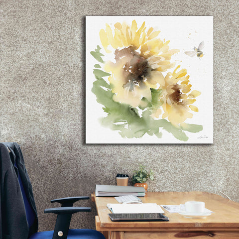 Image of 'Sunflower Meadow II' by Katrina Pete, Giclee Canvas Wall Art,37x37