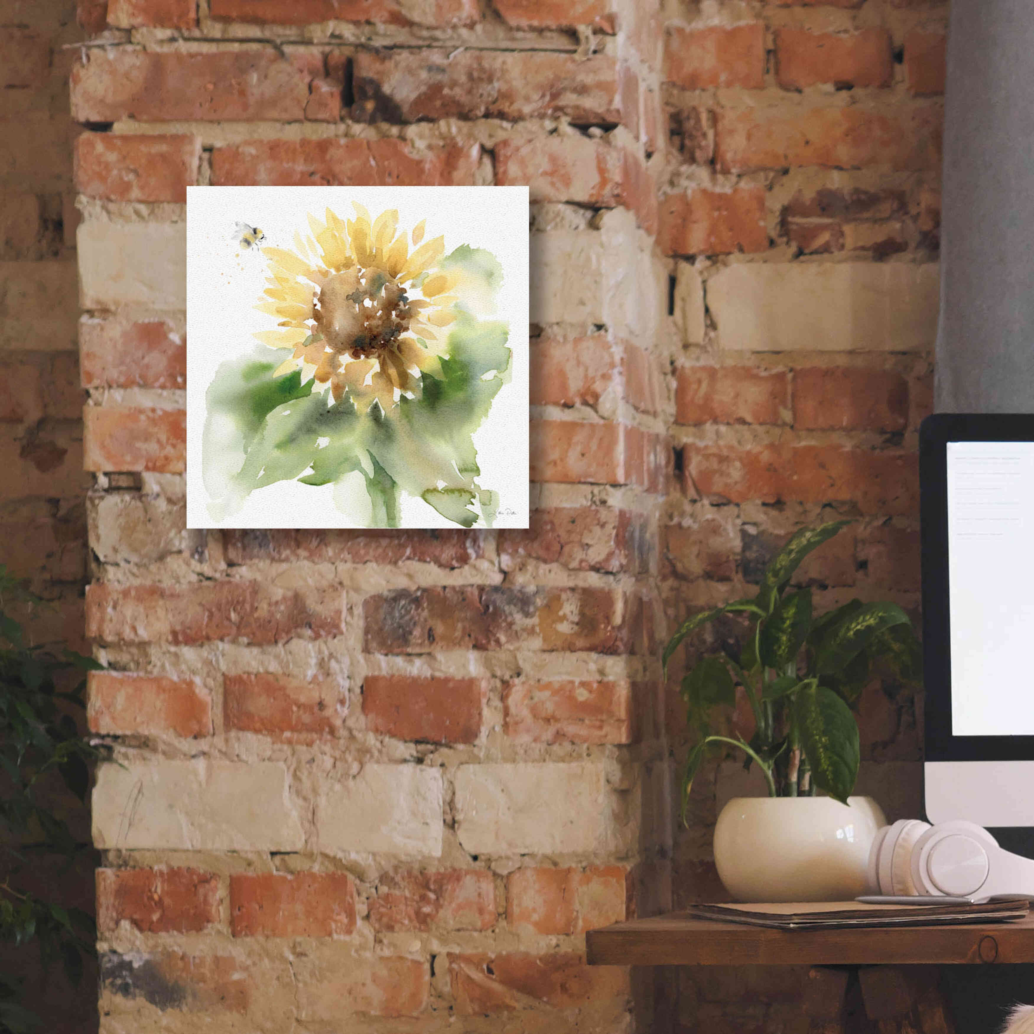 'Sunflower Meadow III' by Katrina Pete, Giclee Canvas Wall Art,12x12