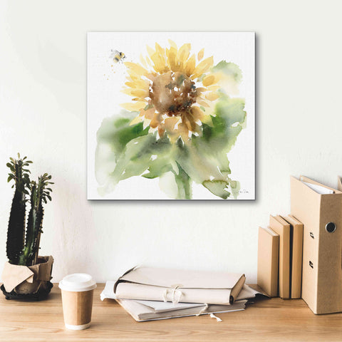 Image of 'Sunflower Meadow III' by Katrina Pete, Giclee Canvas Wall Art,18x18