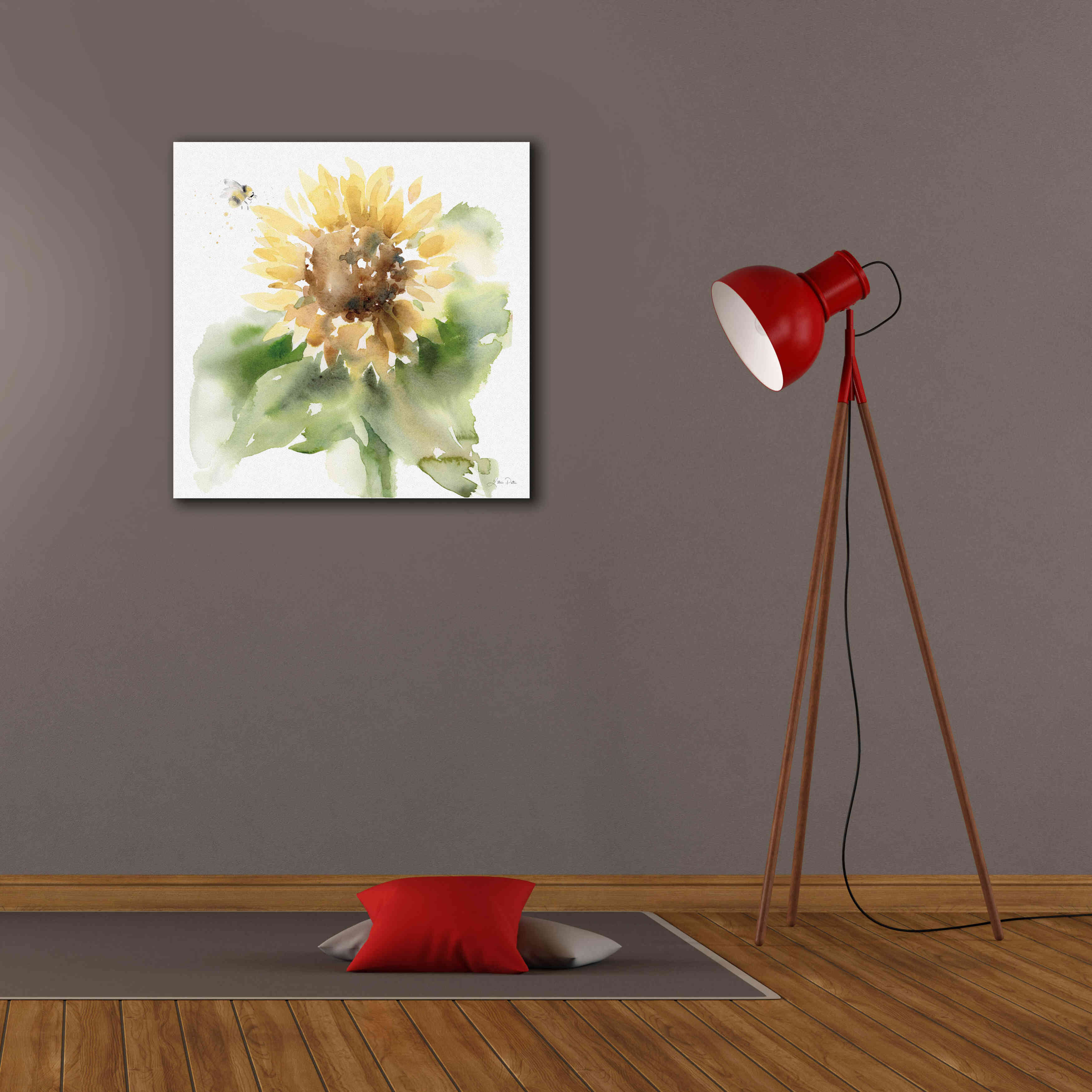 'Sunflower Meadow III' by Katrina Pete, Giclee Canvas Wall Art,26x26