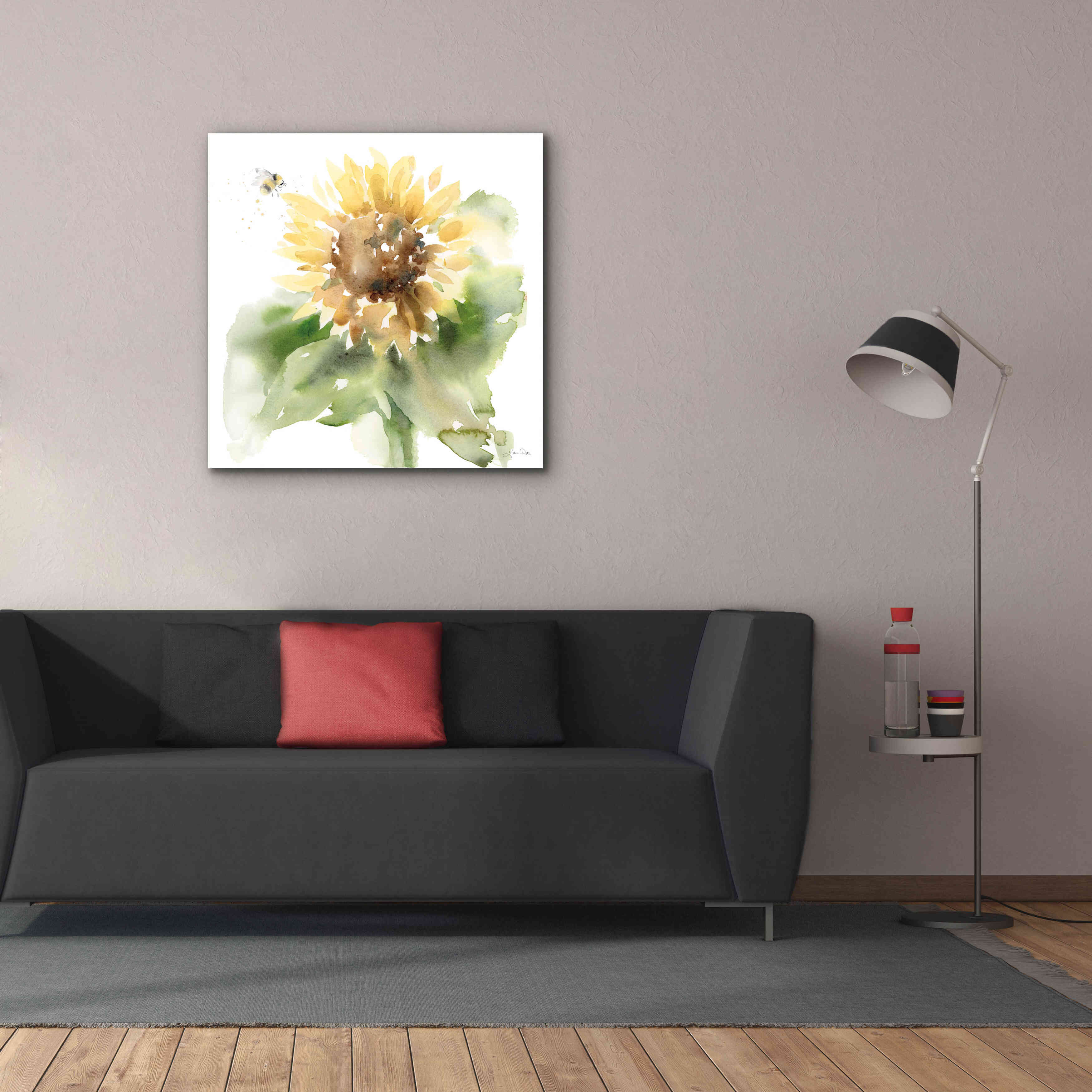 'Sunflower Meadow III' by Katrina Pete, Giclee Canvas Wall Art,37x37