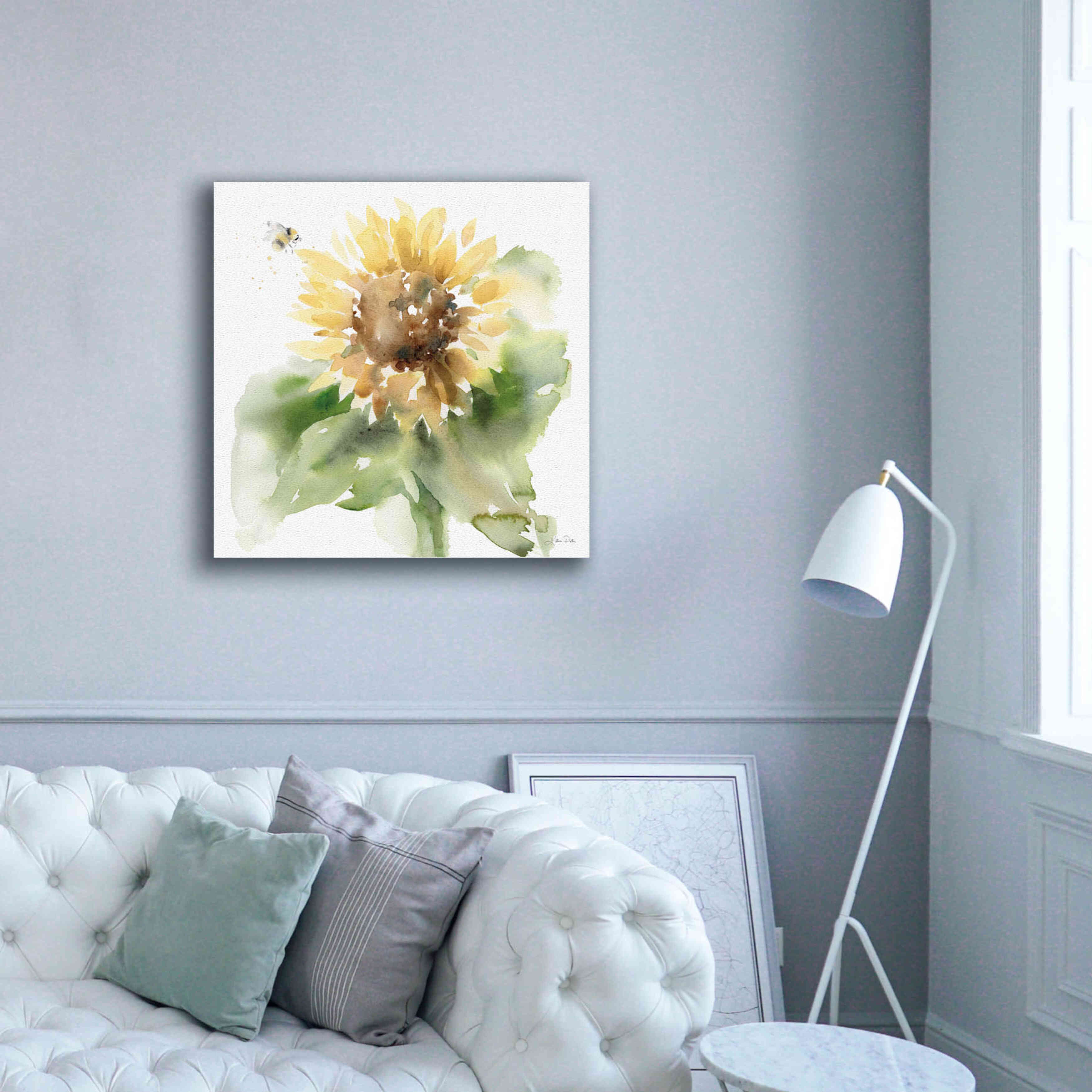 'Sunflower Meadow III' by Katrina Pete, Giclee Canvas Wall Art,37x37