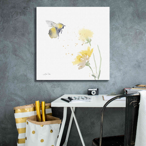 Image of 'Sunflower Meadow IV' by Katrina Pete, Giclee Canvas Wall Art,26x26