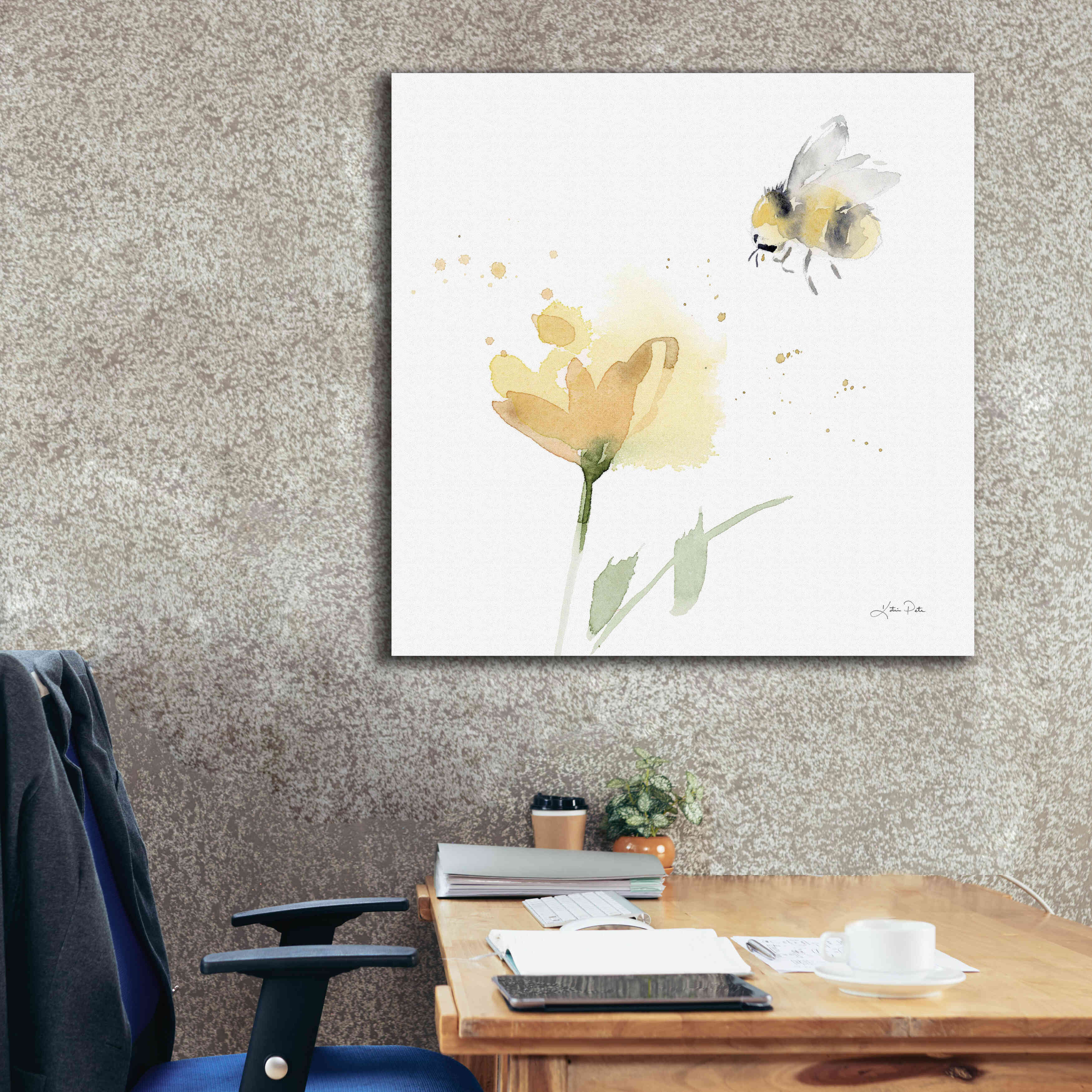 'Sunflower Meadow V' by Katrina Pete, Giclee Canvas Wall Art,37x37