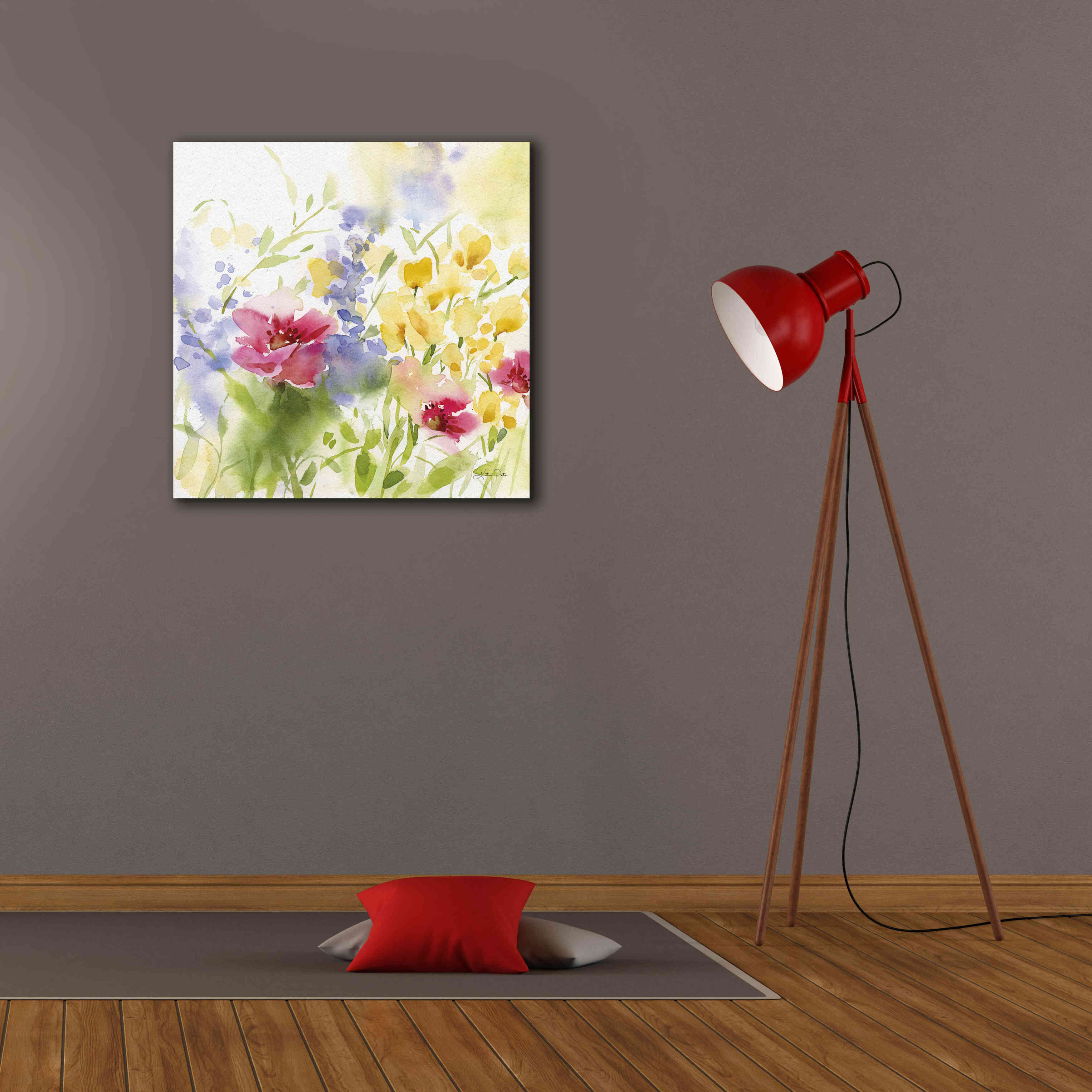 'Spring Meadow I' by Katrina Pete, Giclee Canvas Wall Art,26x26