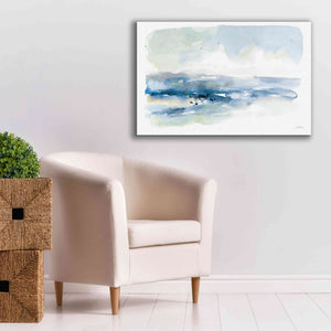 'Shoreline Blues I' by Katrina Pete, Giclee Canvas Wall Art,40x26