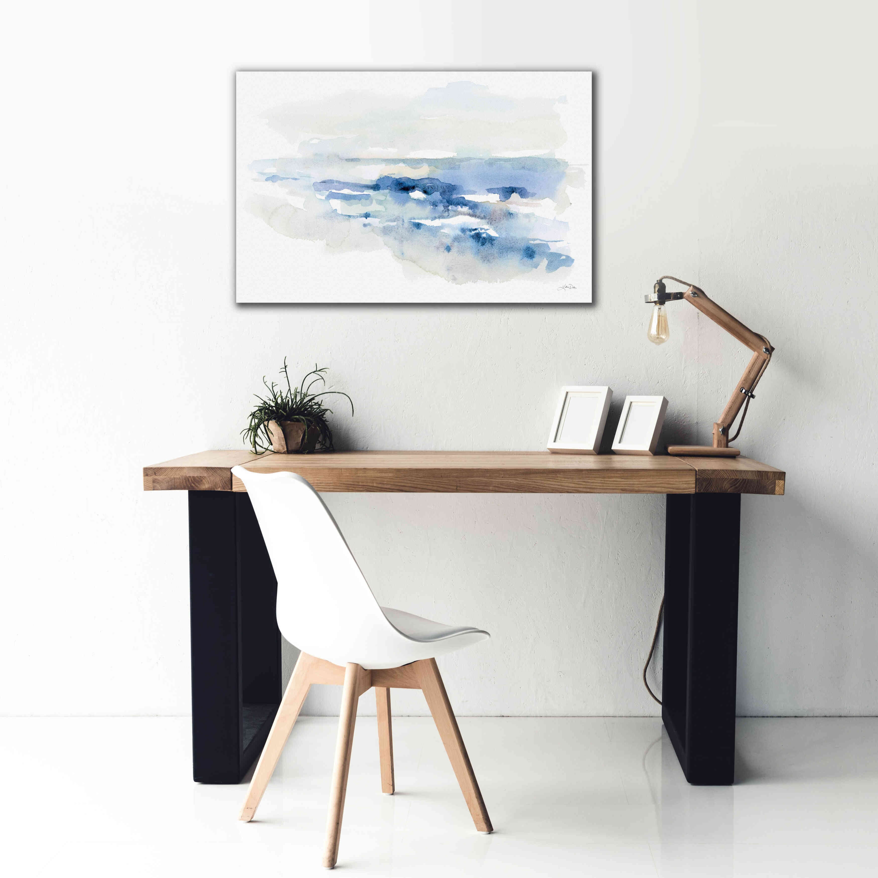 'Shoreline Blues II' by Katrina Pete, Giclee Canvas Wall Art,40x26