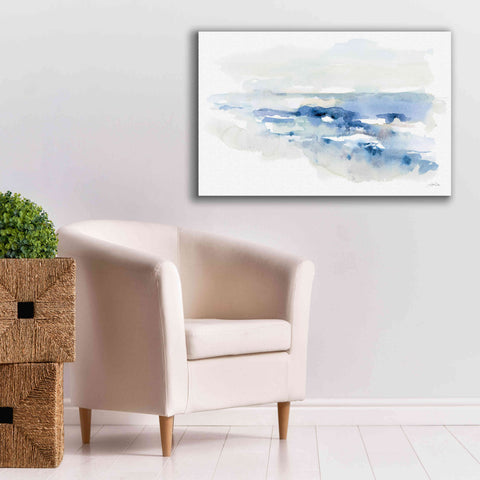 Image of 'Shoreline Blues II' by Katrina Pete, Giclee Canvas Wall Art,40x26