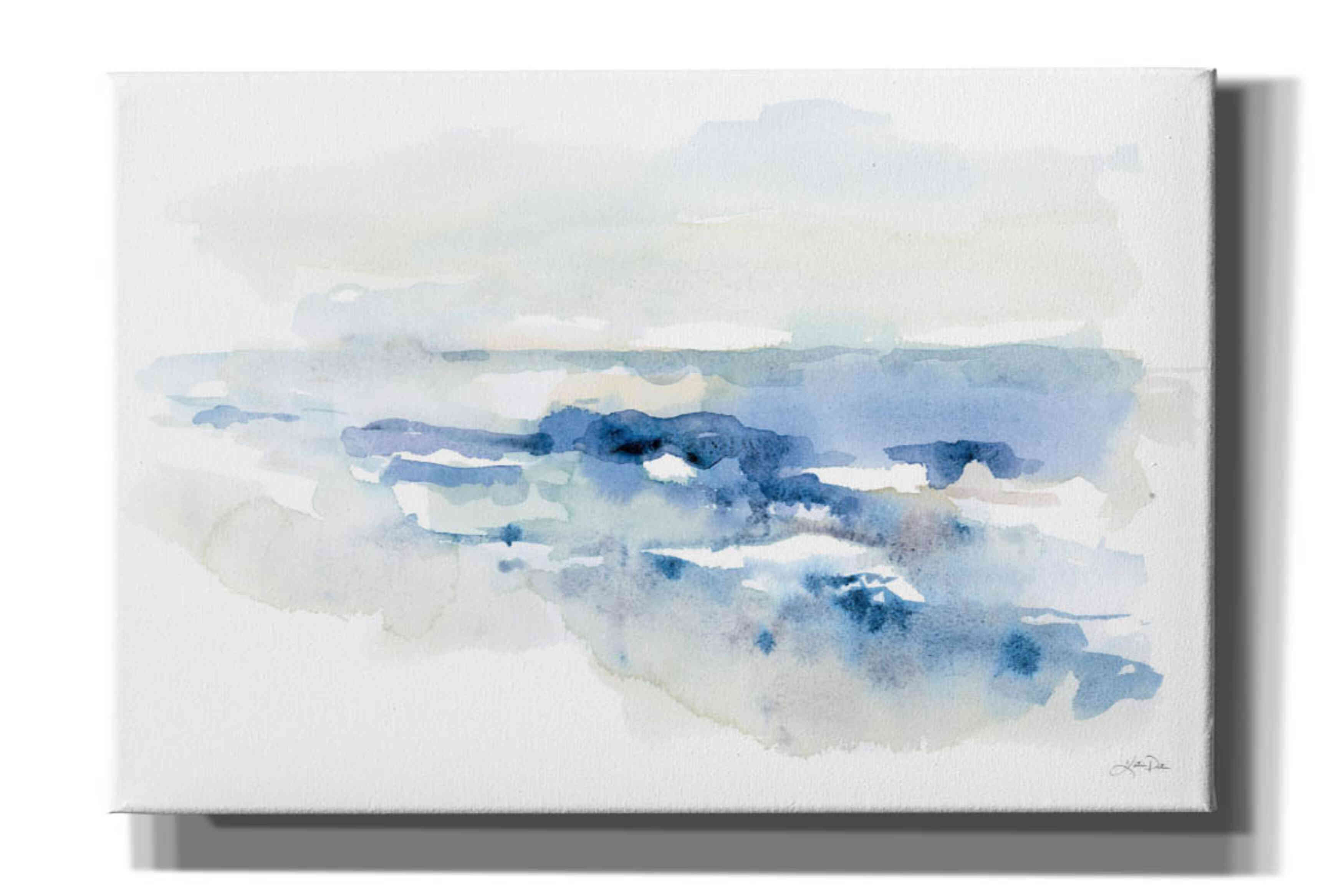 'Shoreline Blues II' by Katrina Pete, Giclee Canvas Wall Art