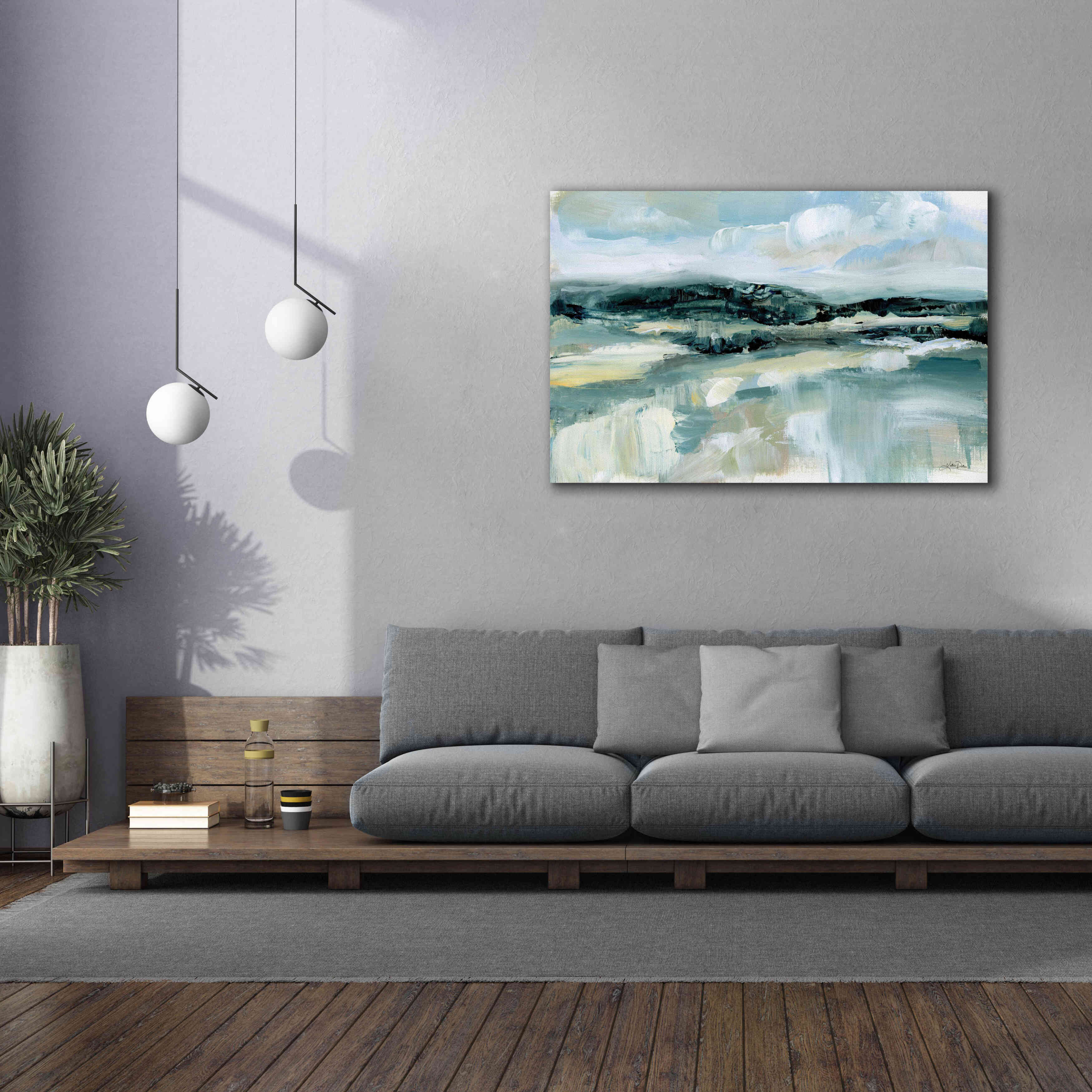 'Clouds at Hilltop' by Katrina Pete, Giclee Canvas Wall Art,60x40