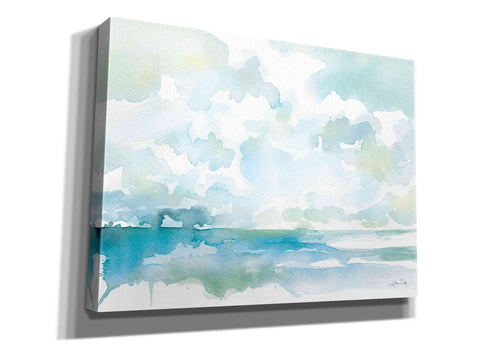 Image of 'Ocean Dreaming Pale Blue' by Katrina Pete, Giclee Canvas Wall Art