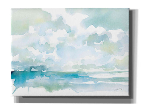 Image of 'Ocean Dreaming Pale Blue' by Katrina Pete, Giclee Canvas Wall Art