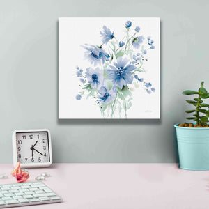 'Secret Garden Bouquet I Blue Light' by Katrina Pete, Giclee Canvas Wall Art,12x12