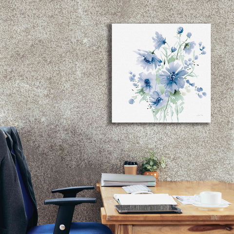 Image of 'Secret Garden Bouquet I Blue Light' by Katrina Pete, Giclee Canvas Wall Art,26x26