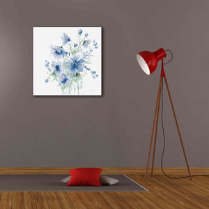 'Secret Garden Bouquet I Blue Light' by Katrina Pete, Giclee Canvas Wall Art,26x26