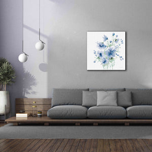 'Secret Garden Bouquet I Blue Light' by Katrina Pete, Giclee Canvas Wall Art,37x37