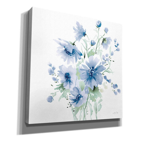 Image of 'Secret Garden Bouquet I Blue Light' by Katrina Pete, Giclee Canvas Wall Art