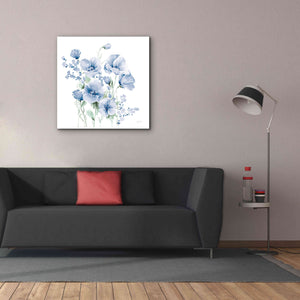'Secret Garden Bouquet II Blue Light' by Katrina Pete, Giclee Canvas Wall Art,37x37