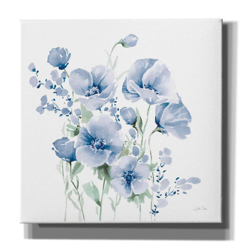 Image of 'Secret Garden Bouquet II Blue Light' by Katrina Pete, Giclee Canvas Wall Art
