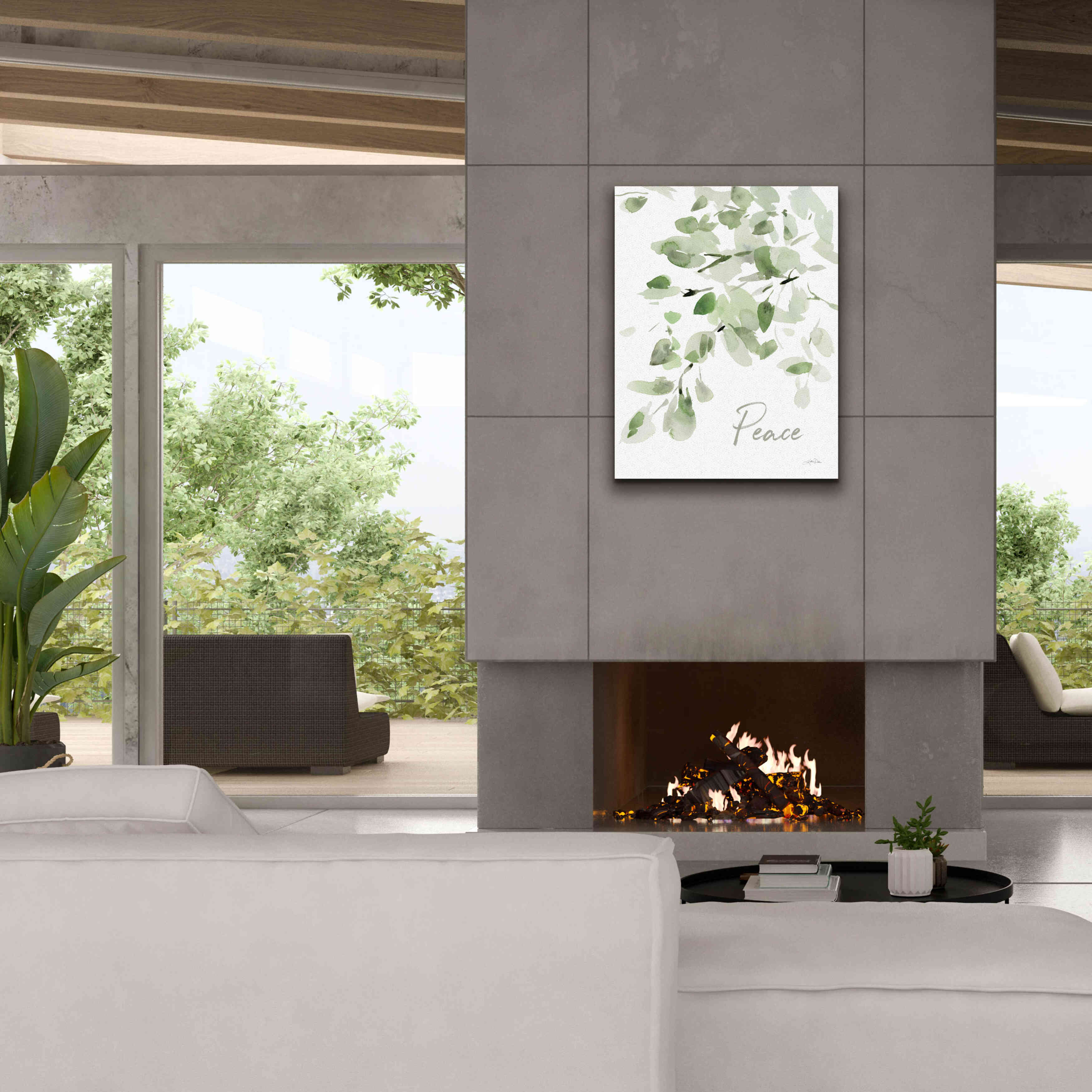 'Cascading Branches I Peace' by Katrina Pete, Giclee Canvas Wall Art,26x34