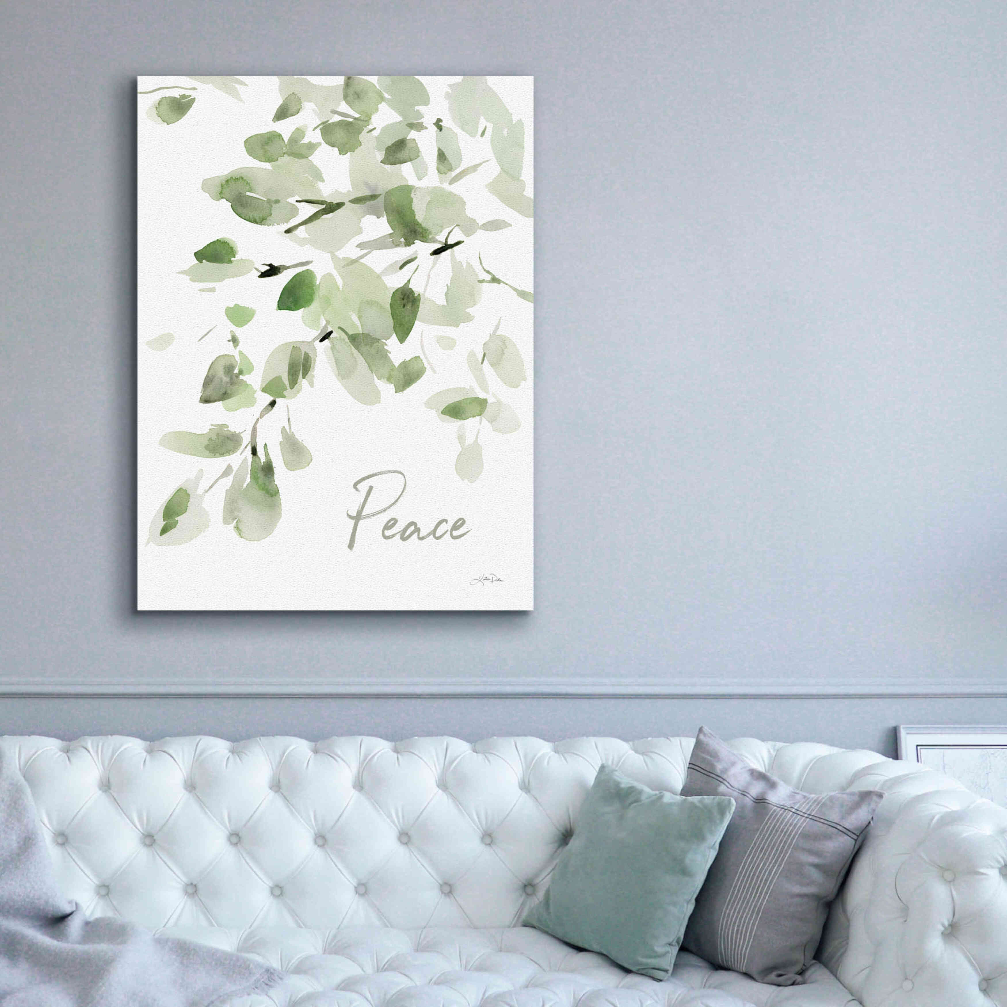 'Cascading Branches I Peace' by Katrina Pete, Giclee Canvas Wall Art,40x54