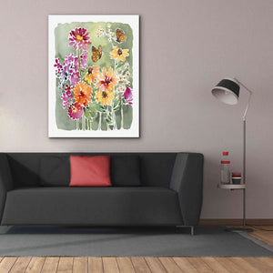 'Monarchs and Blooms' by Katrina Pete, Giclee Canvas Wall Art,40x54