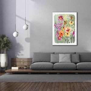 'Monarchs and Blooms' by Katrina Pete, Giclee Canvas Wall Art,40x54
