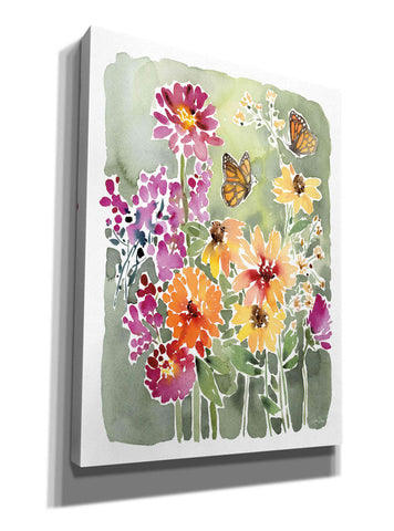 Image of 'Monarchs and Blooms' by Katrina Pete, Giclee Canvas Wall Art