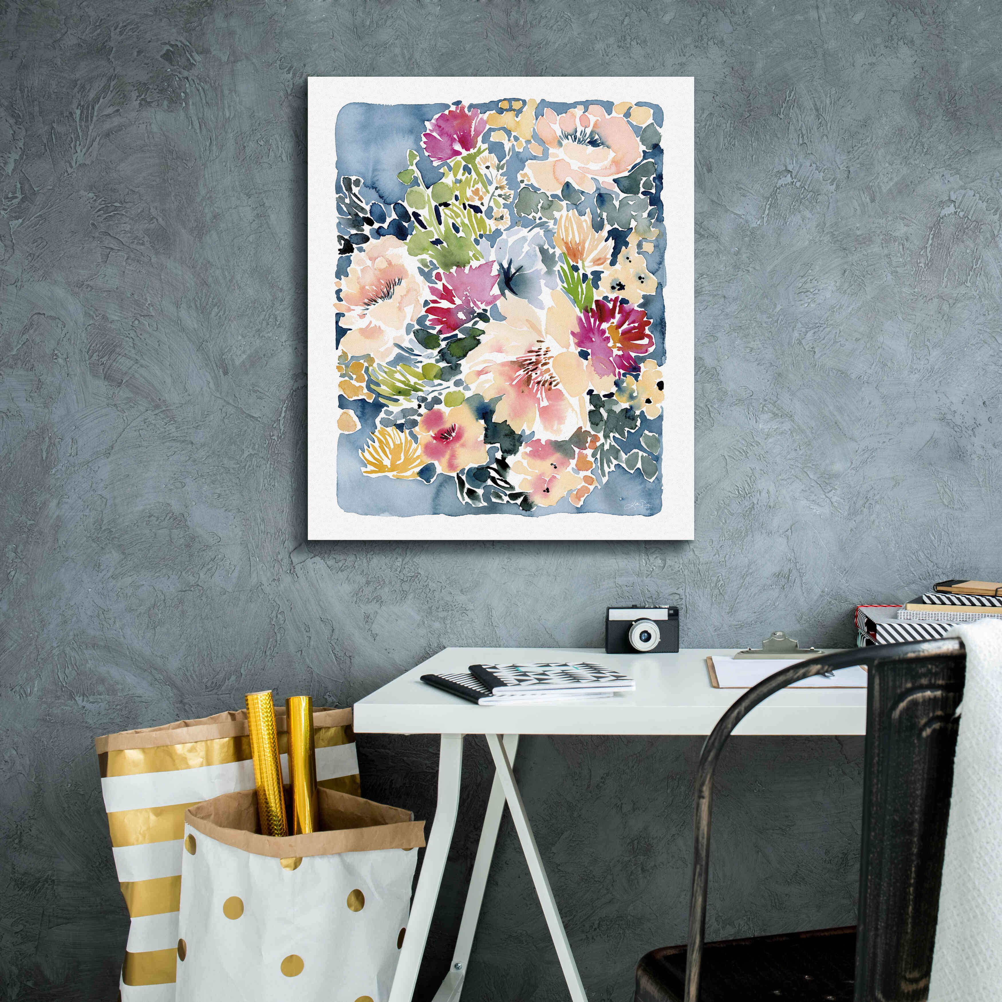 'Peony Delights' by Katrina Pete, Giclee Canvas Wall Art,20x24