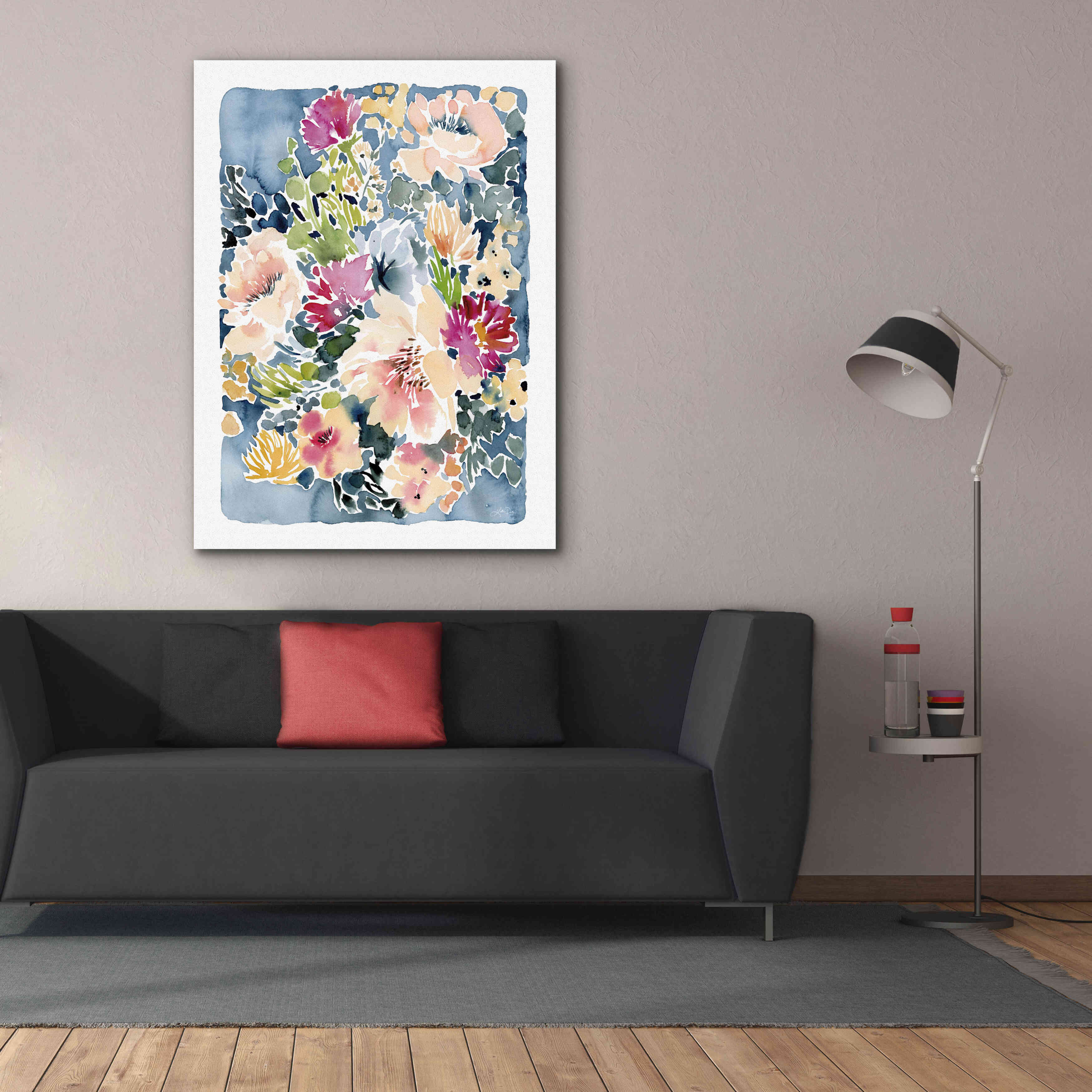 'Peony Delights' by Katrina Pete, Giclee Canvas Wall Art,40x54