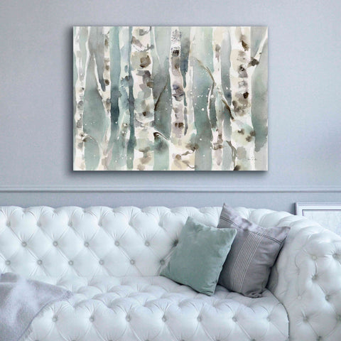 Image of 'Winter Birches' by Katrina Pete, Giclee Canvas Wall Art,54x40