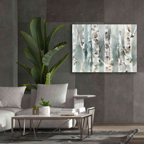 Image of 'Winter Birches' by Katrina Pete, Giclee Canvas Wall Art,54x40