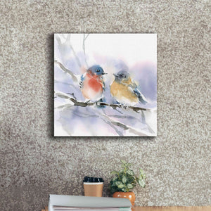 'Bluebird Pair' by Katrina Pete, Giclee Canvas Wall Art,18x18
